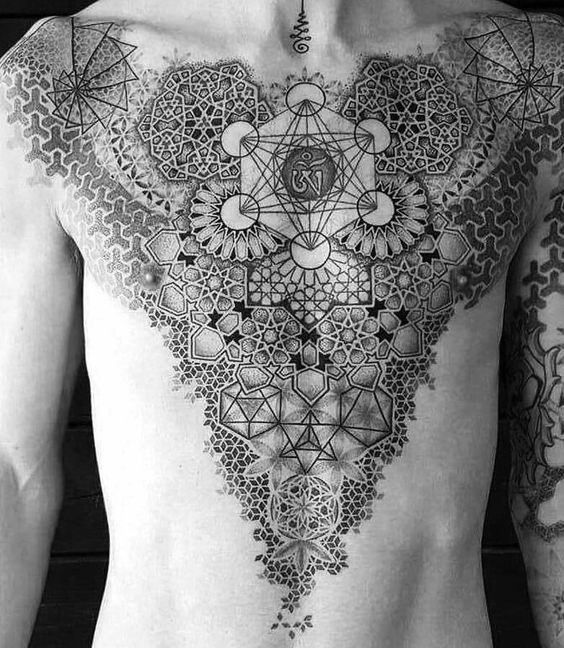 Geometrische Tattoos